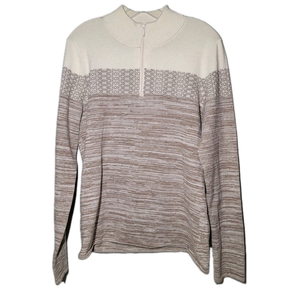 PrAna Rosalia Womens Sweater Size Large Half Zip  Pullover Soft Wool Blend